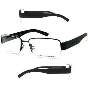 Porsche Design - P'8203-B Matte Black Titanium Rx Eyeglasses 54-17-140